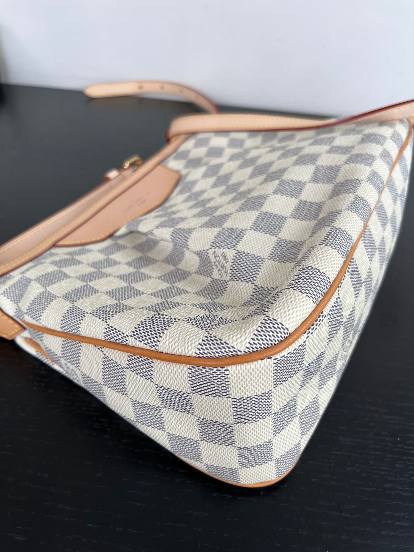 Louis Vuitton Siracusa PM Damier Azur Shoulder Bag