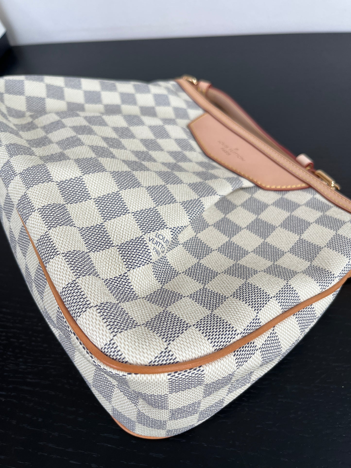 Louis Vuitton Siracusa PM Damier Azur Shoulder Bag