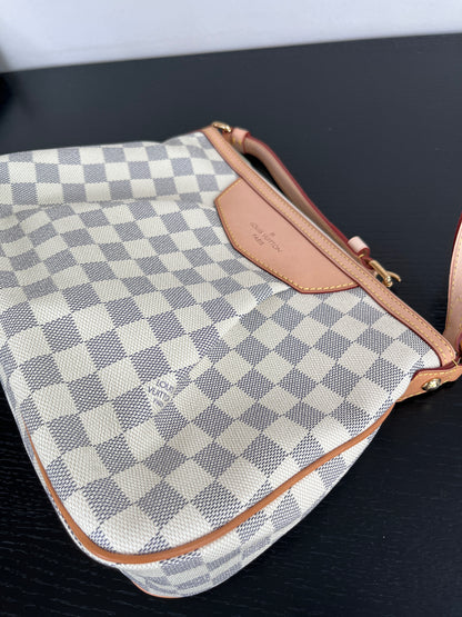 Louis Vuitton Siracusa PM Damier Azur Shoulder Bag