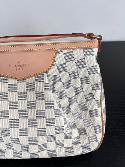 Louis Vuitton Siracusa PM Damier Azur Shoulder Bag