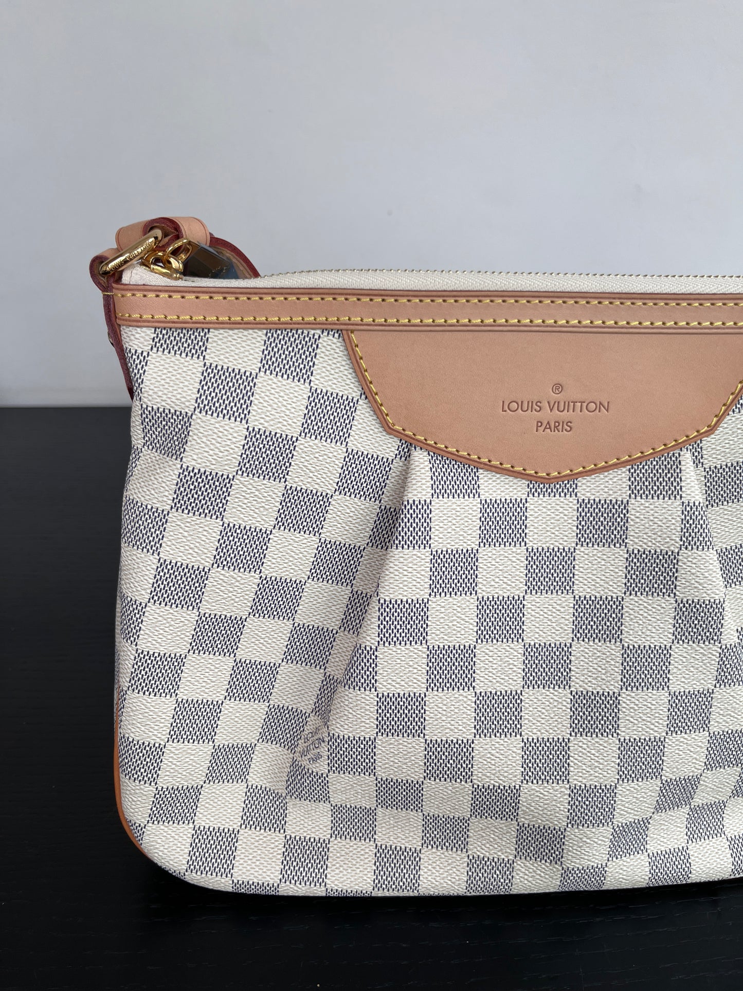 Louis Vuitton Siracusa PM Damier Azur Shoulder Bag