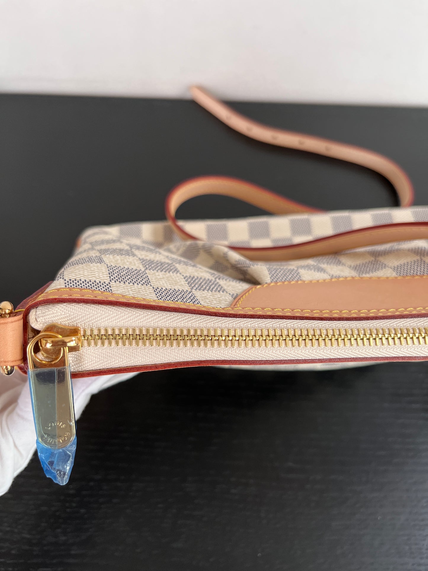 Louis Vuitton Siracusa PM Damier Azur Shoulder Bag