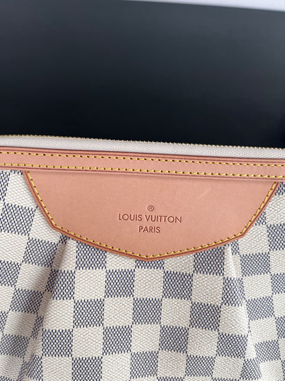 Louis Vuitton Siracusa PM Damier Azur Shoulder Bag