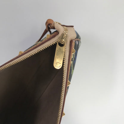 Louis Vuitton x Takashi Murakami Black Multicolor Pochette