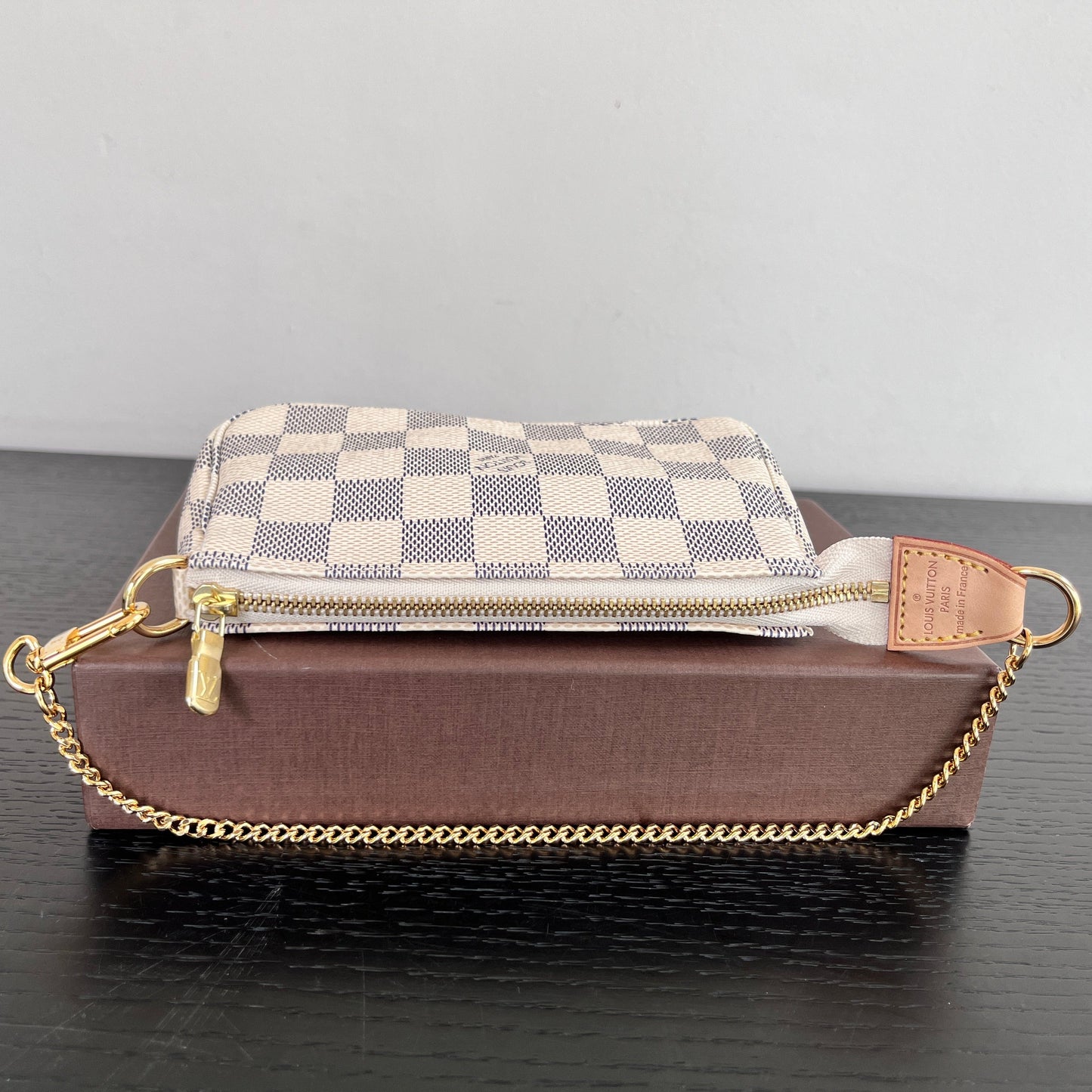 Louis Vuitton Mini Pochette Accessoires Damier Azur