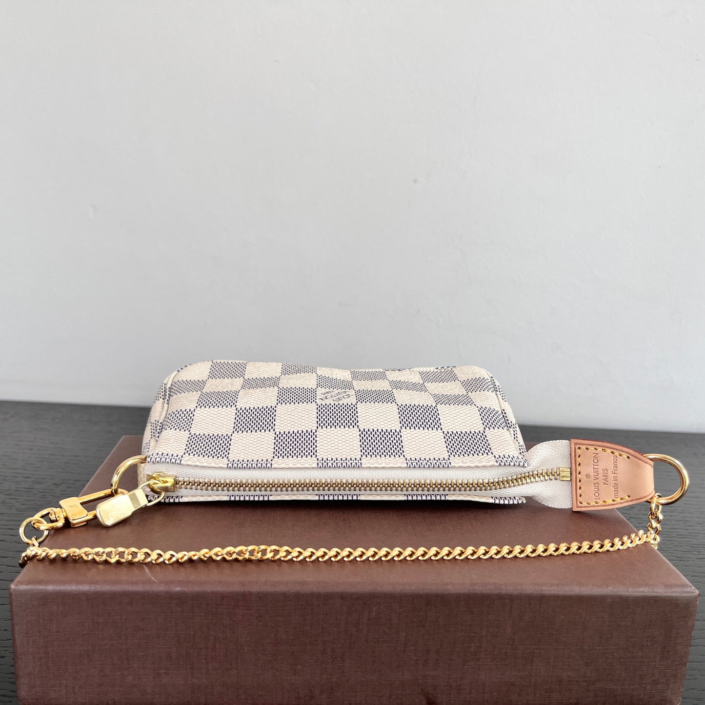 Louis Vuitton Mini Pochette Accessoires Damier Azur