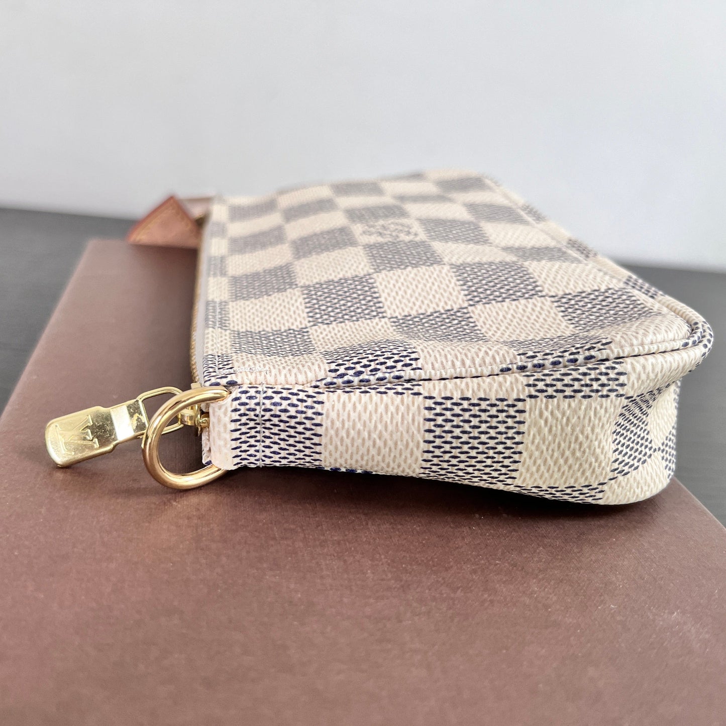 Louis Vuitton Mini Pochette Accessoires Damier Azur