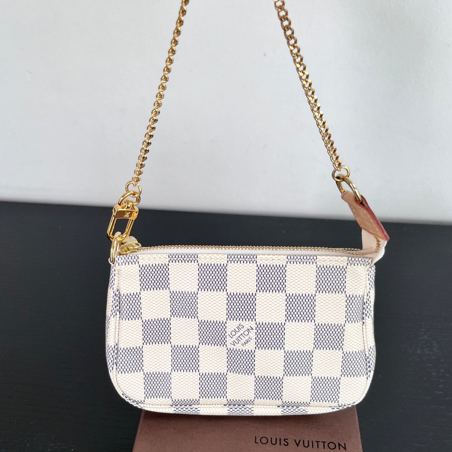 Louis Vuitton Mini Pochette Accessoires Damier Azur