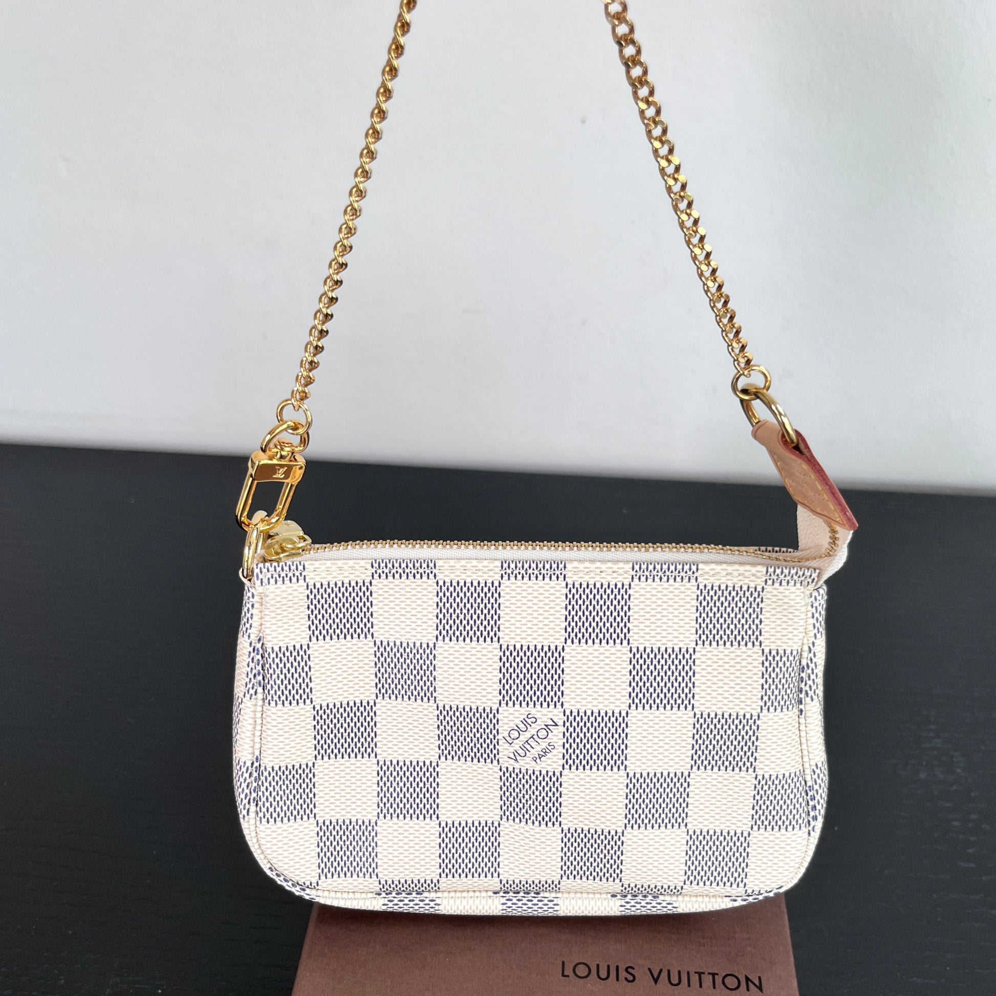 Louis Vuitton Mini Pochette Accessoires Damier Azur