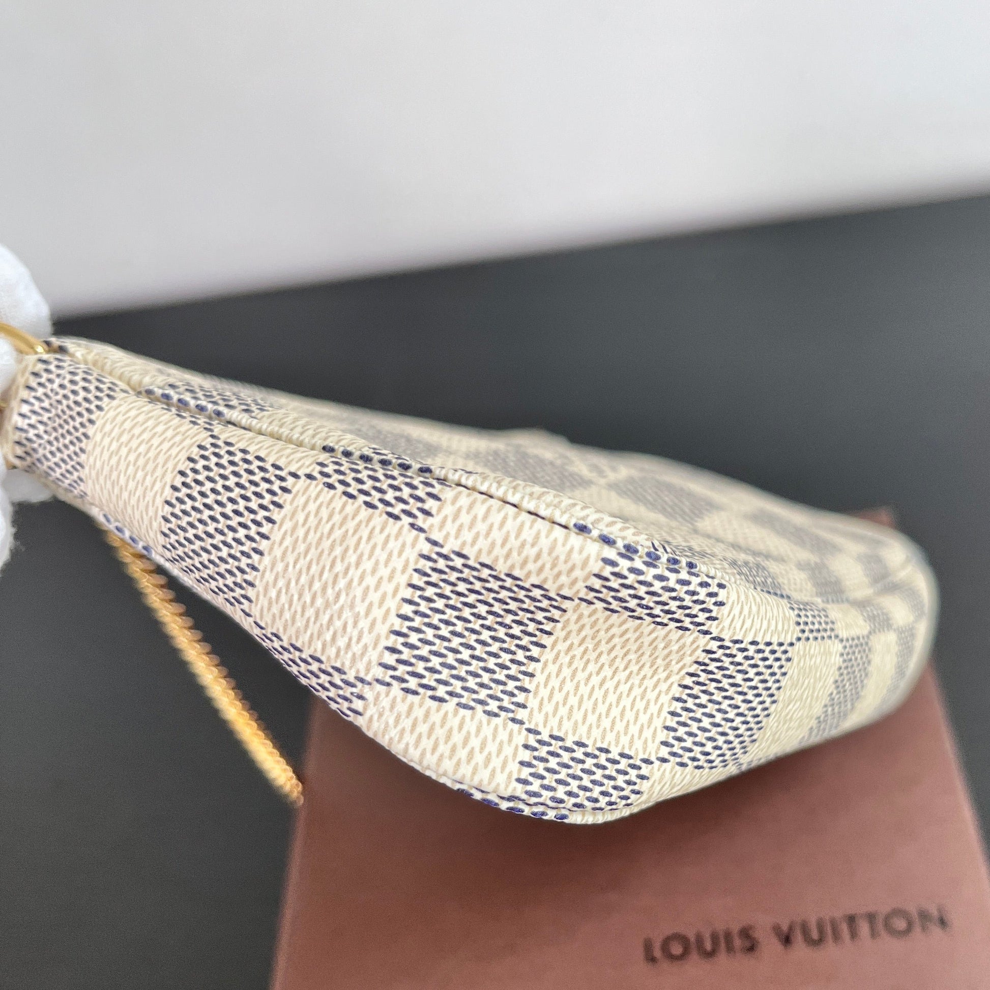 Louis Vuitton Mini Pochette Accessoires Damier Azur