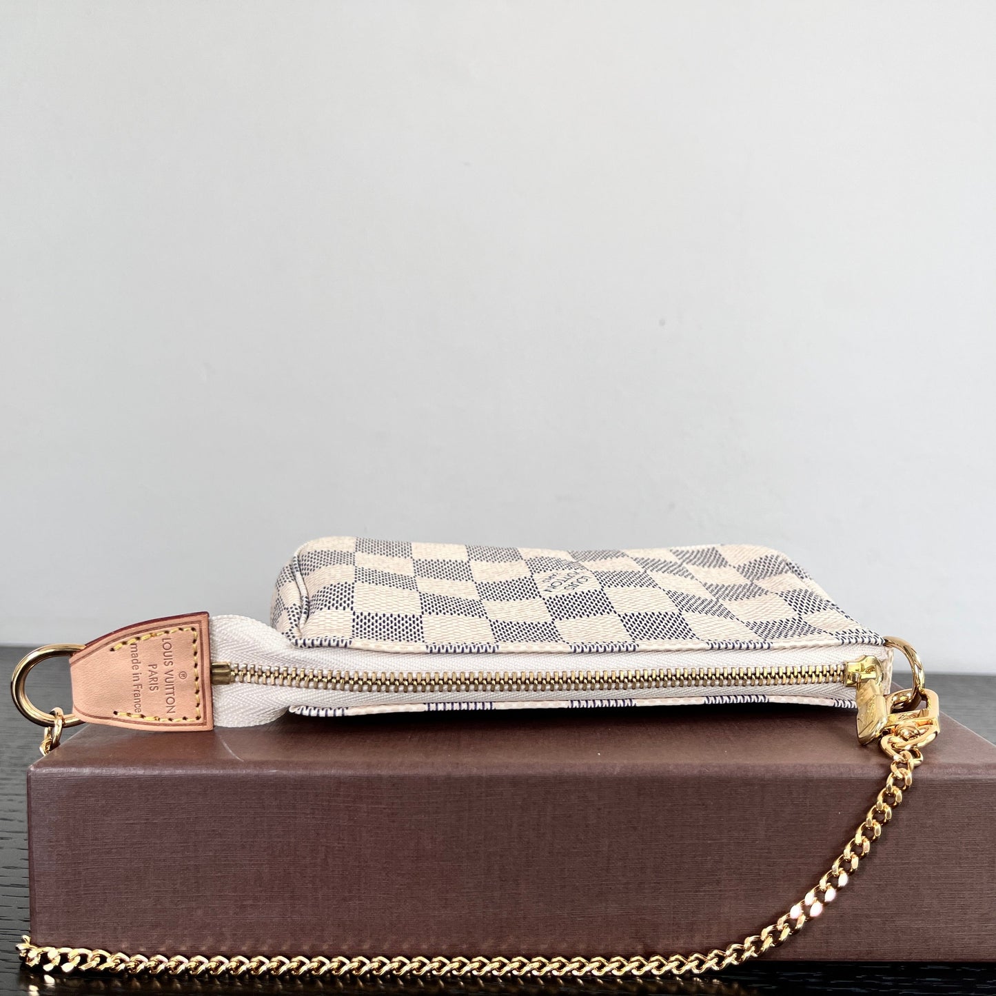 Louis Vuitton Mini Pochette Accessoires Damier Azur