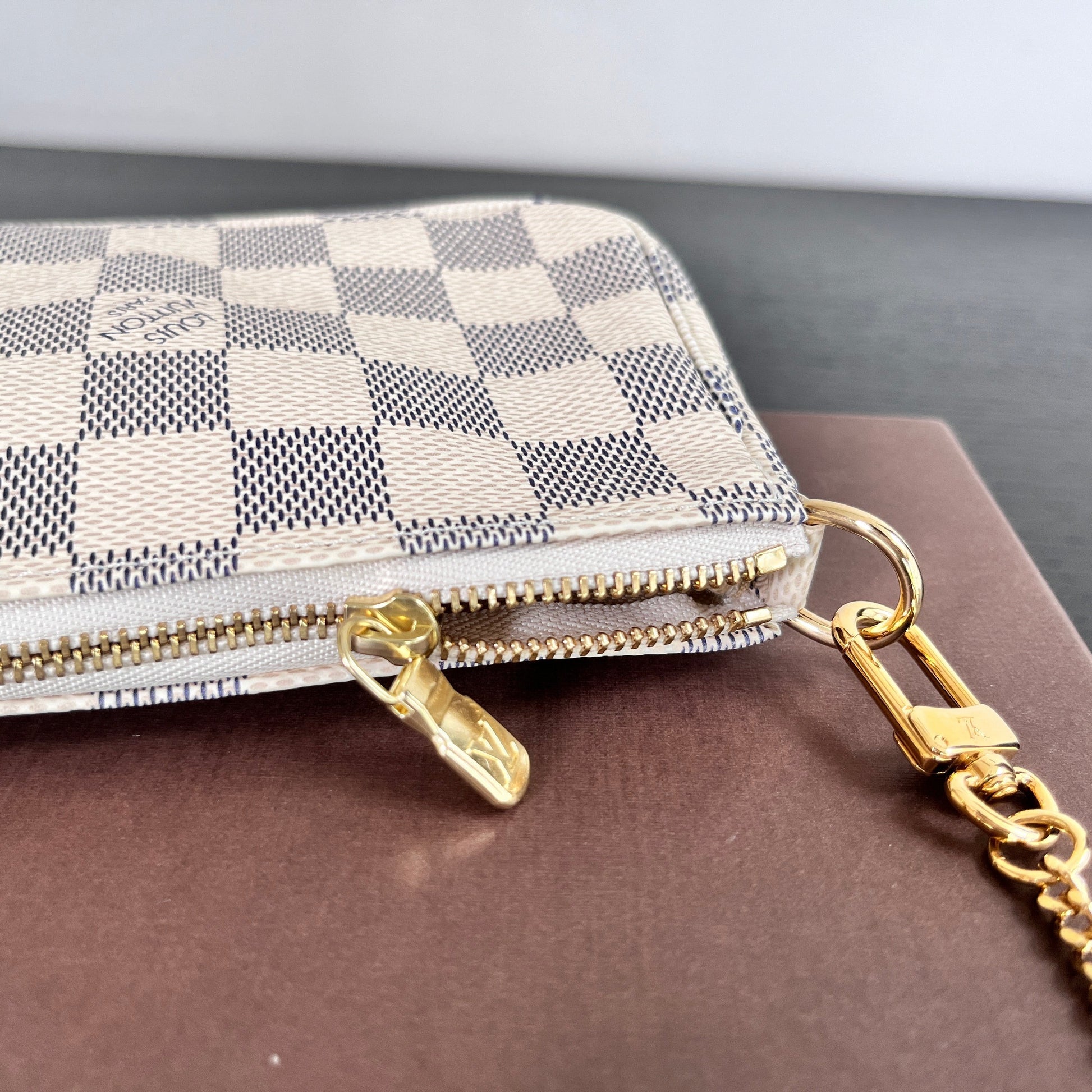 Louis Vuitton Mini Pochette Accessoires Damier Azur