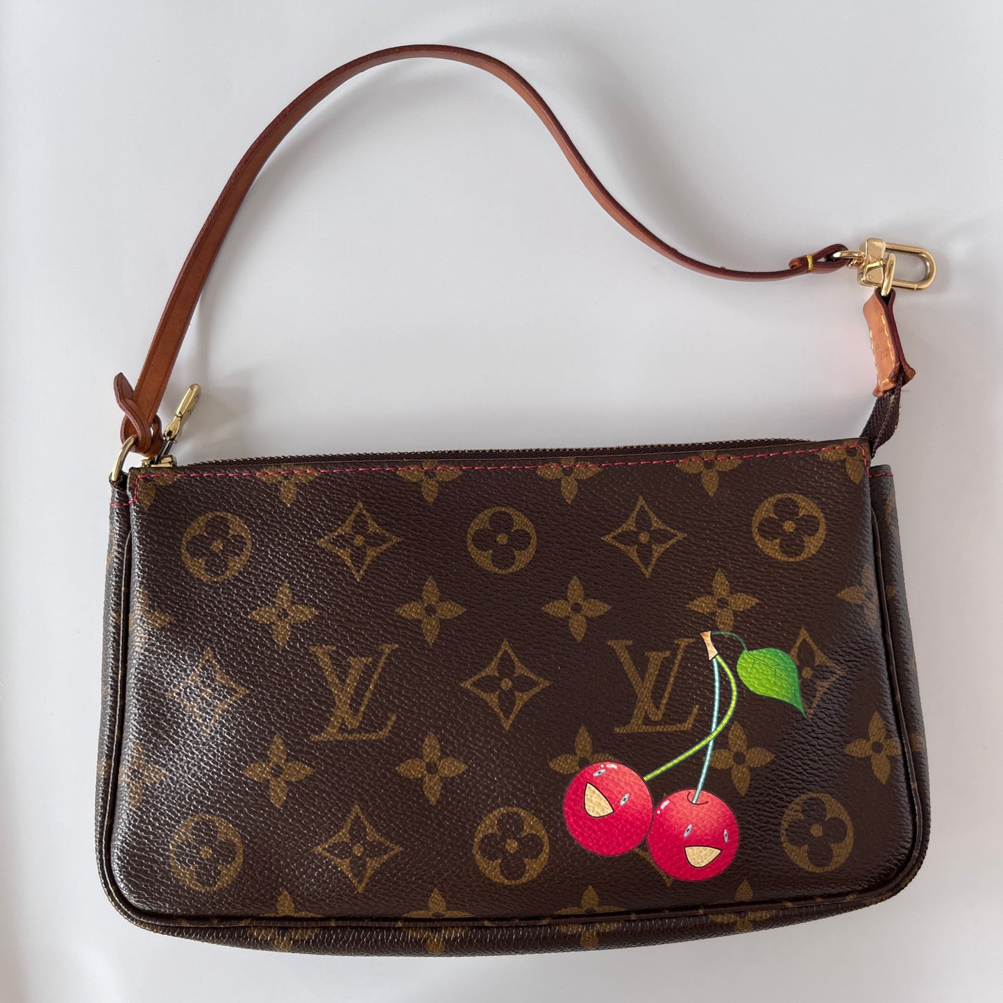 Louis Vuitton x Takashi Murakami Cherry Monogram Pochette