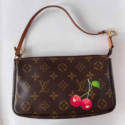 Louis Vuitton x Takashi Murakami Cherry Monogram Pochette