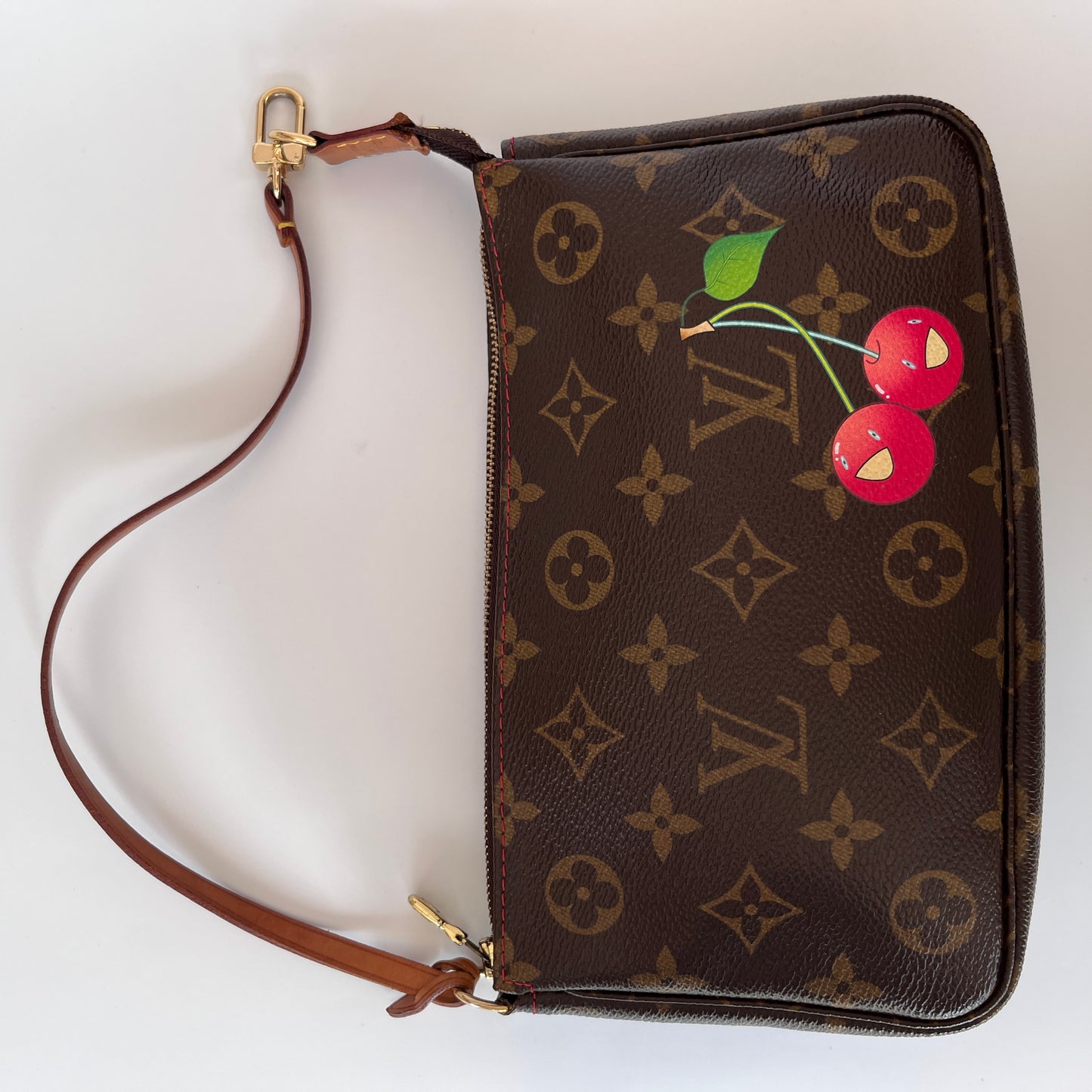 Louis Vuitton x Takashi Murakami Cherry Monogram Pochette