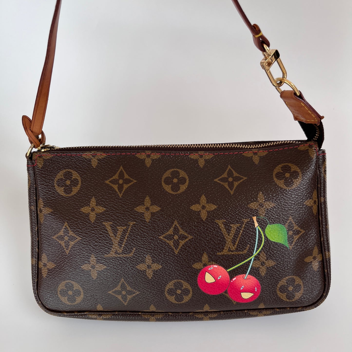 Louis Vuitton x Takashi Murakami Cherry Monogram Pochette