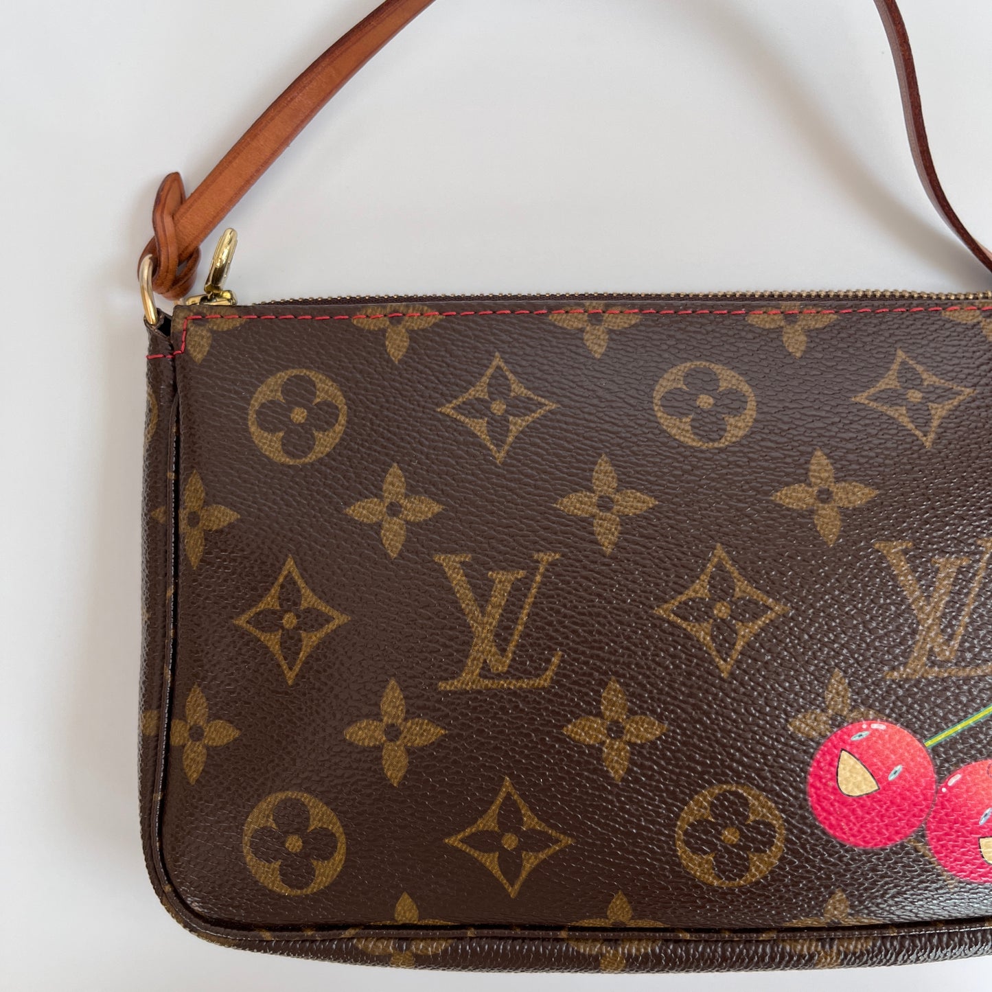 Louis Vuitton x Takashi Murakami Cherry Monogram Pochette