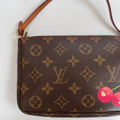 Louis Vuitton x Takashi Murakami Cherry Monogram Pochette