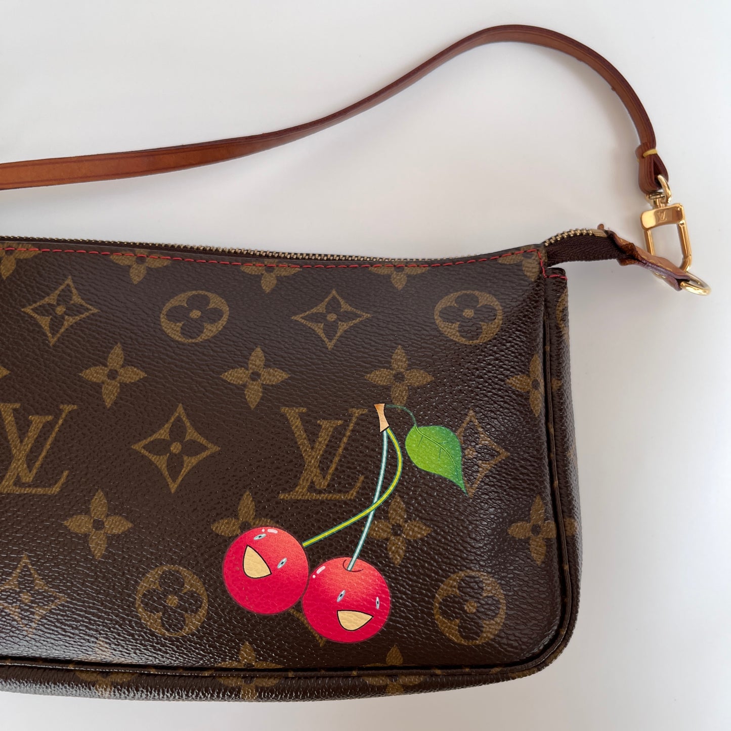Louis Vuitton x Takashi Murakami Cherry Monogram Pochette