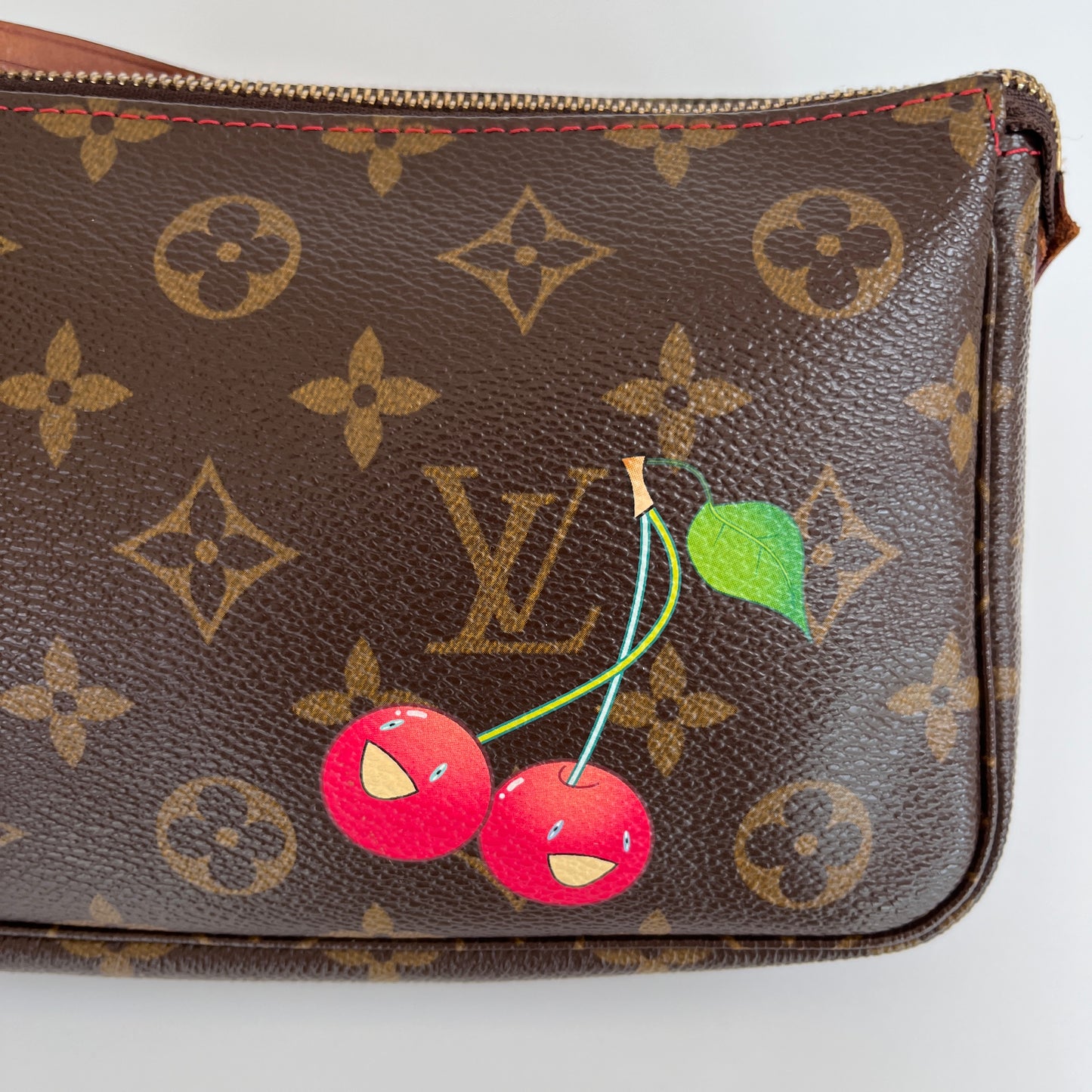 Louis Vuitton x Takashi Murakami Cherry Monogram Pochette