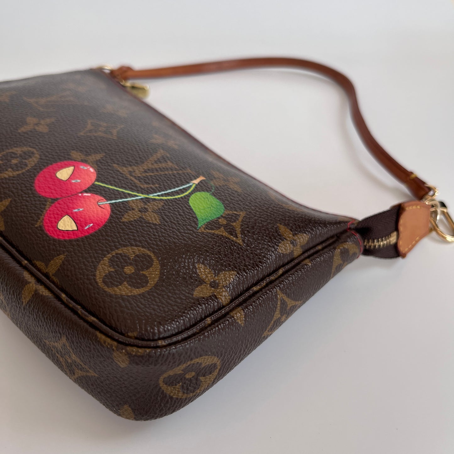 Louis Vuitton x Takashi Murakami Cherry Monogram Pochette