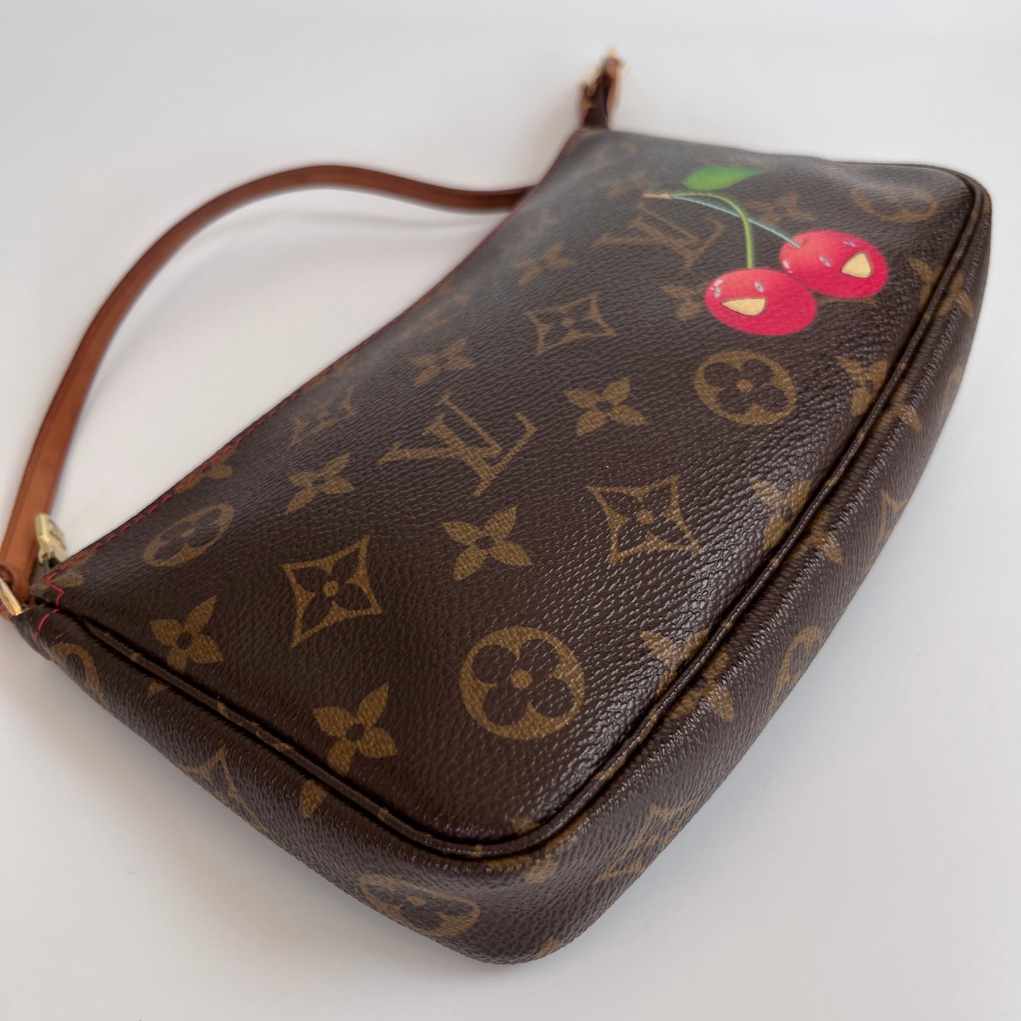 Louis Vuitton x Takashi Murakami Cherry Monogram Pochette