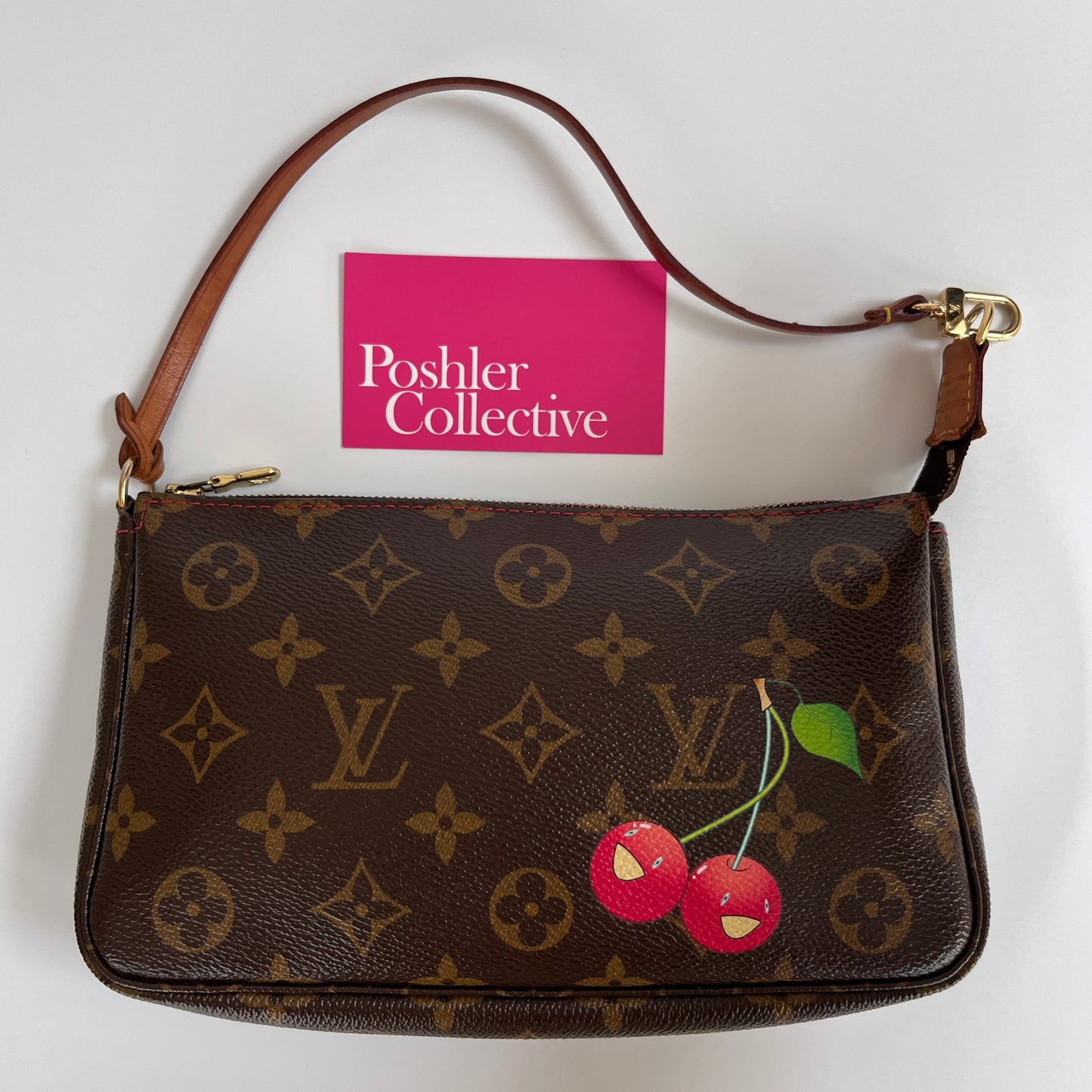 Louis Vuitton x Takashi Murakami Cherry Monogram Pochette
