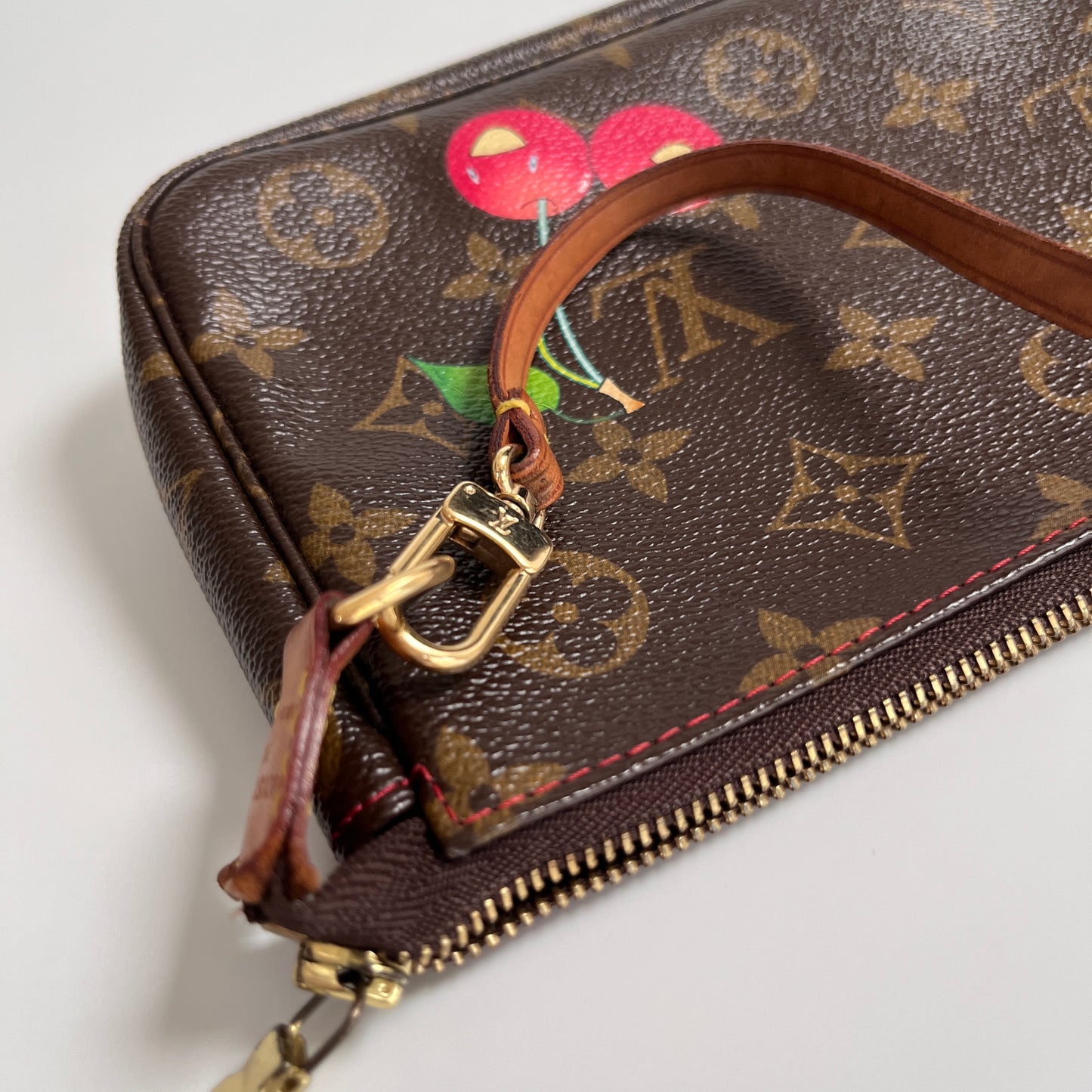 Louis Vuitton x Takashi Murakami Cherry Monogram Pochette