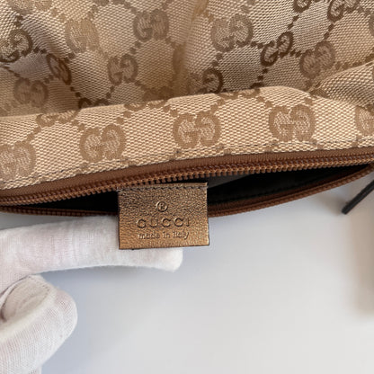 Gucci Boat GG Canvas Shoulder Bag