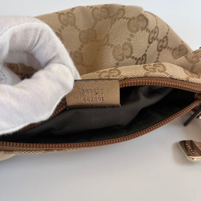 Gucci Boat GG Canvas Shoulder Bag