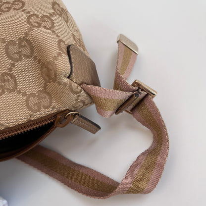 Gucci Boat GG Canvas Shoulder Bag