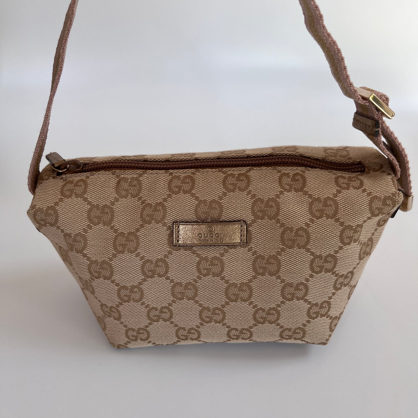 Gucci Boat GG Canvas Shoulder Bag