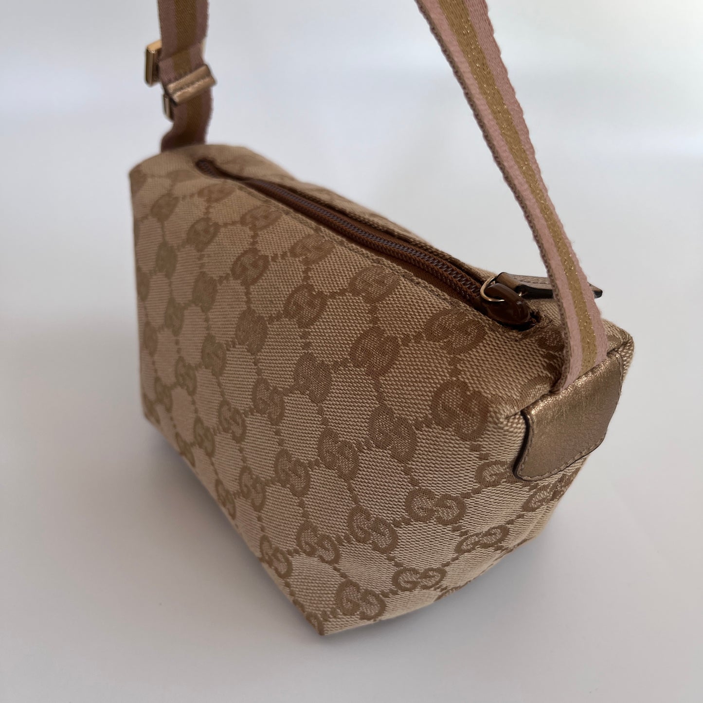 Gucci Boat GG Canvas Shoulder Bag