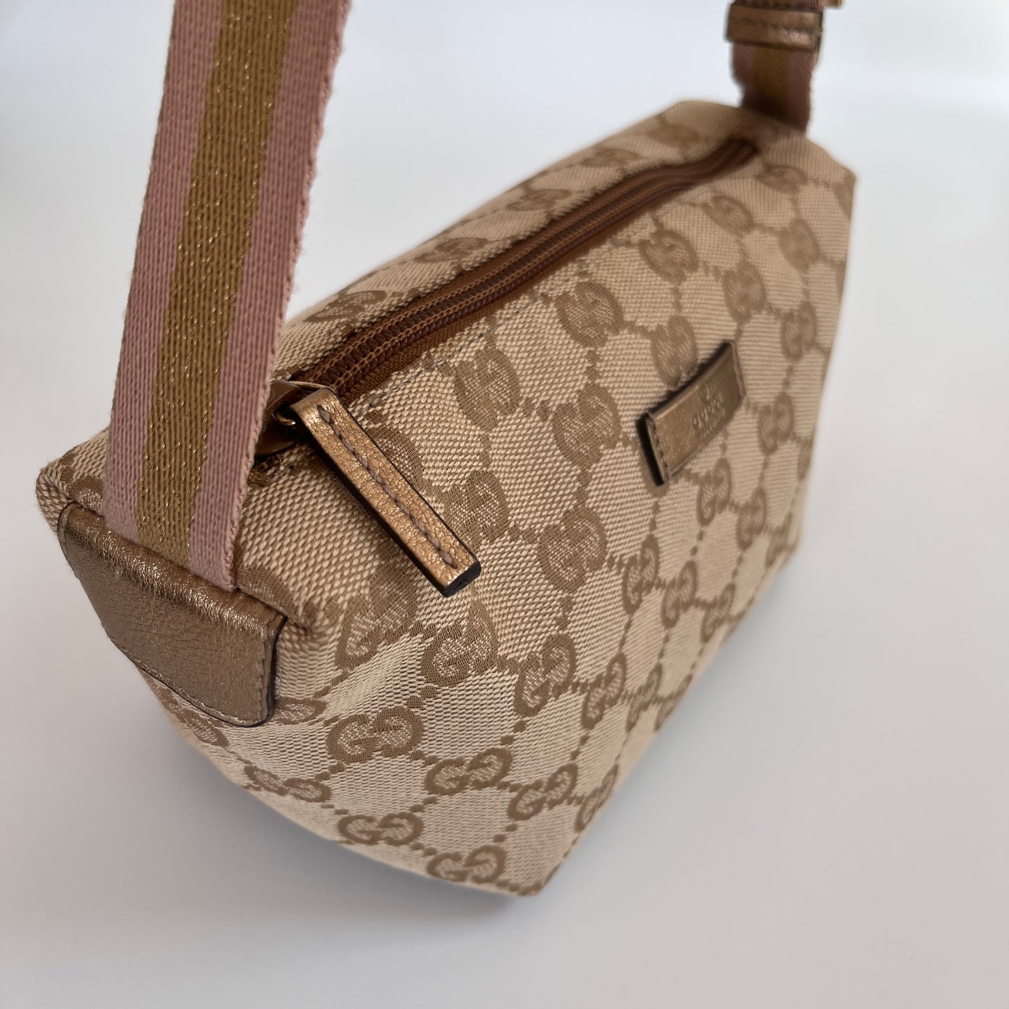 Gucci Boat GG Canvas Shoulder Bag