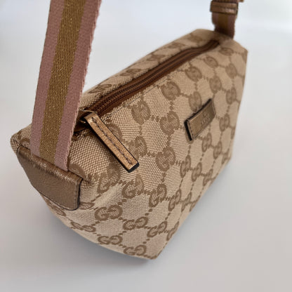 Gucci Boat GG Canvas Shoulder Bag