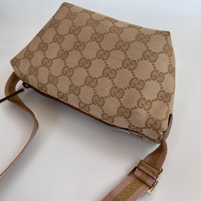 Gucci Boat GG Canvas Shoulder Bag