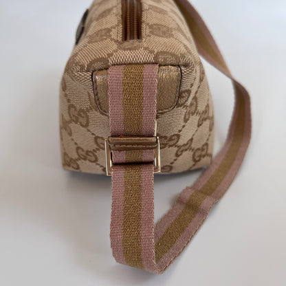 Gucci Boat GG Canvas Shoulder Bag