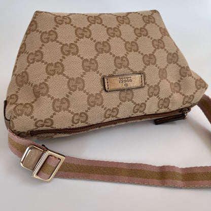 Gucci Boat GG Canvas Shoulder Bag