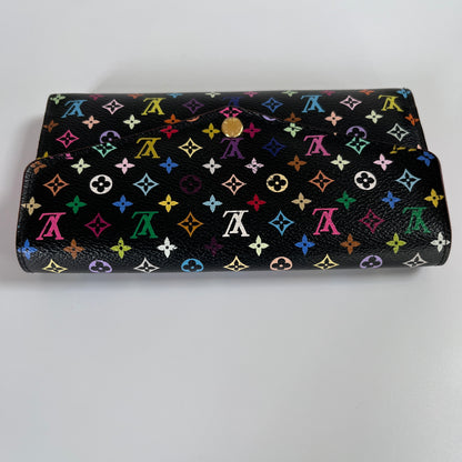 Louis Vuitton x Takashi Murakami Sarah Black Multicolor Wallet