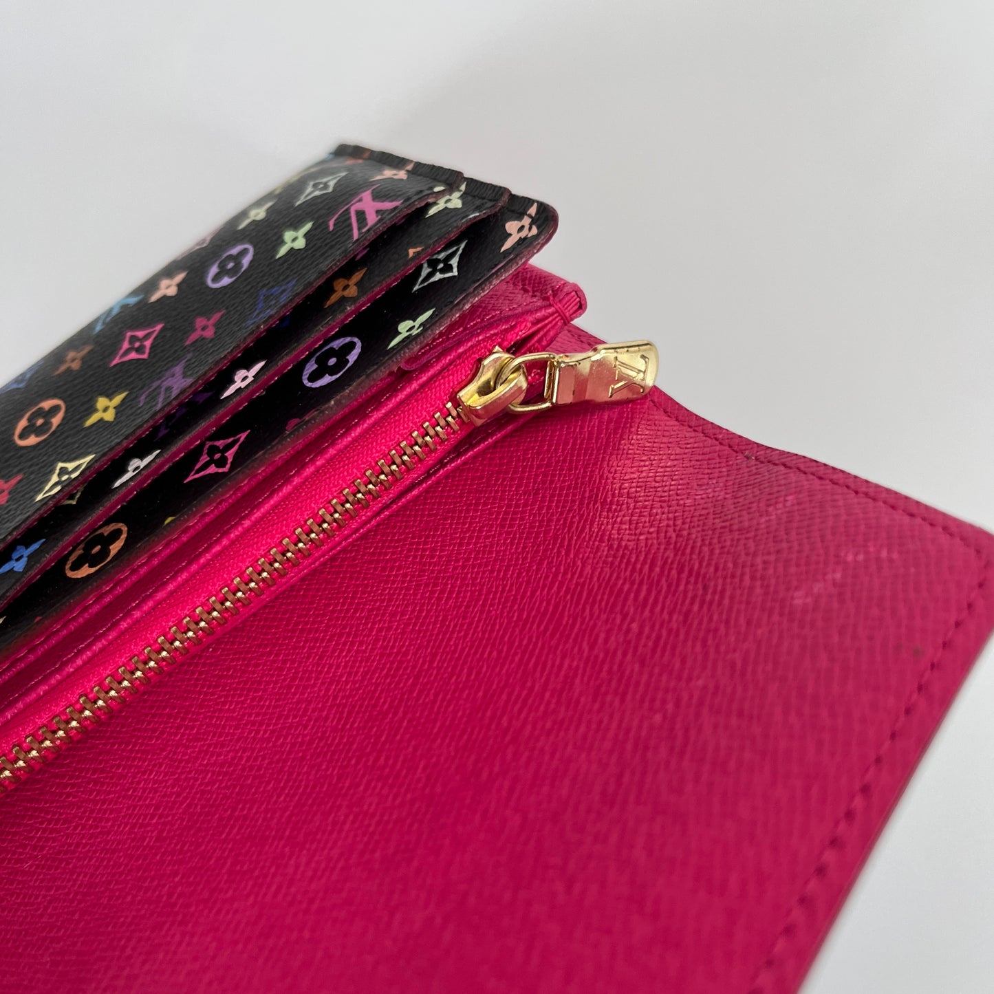 Louis Vuitton x Takashi Murakami Sarah Black Multicolor Wallet