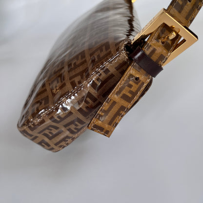 Fendi Zucca Baguette PVC Shoulder Bag