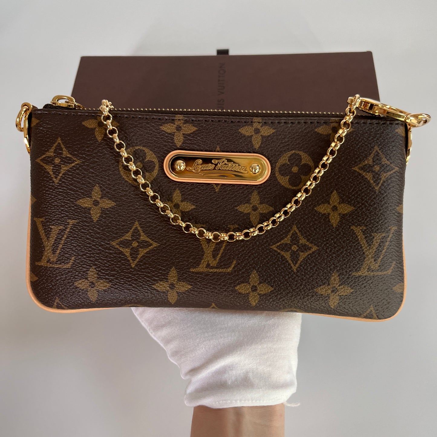Louis Vuitton Milla MM Monogram Clutch