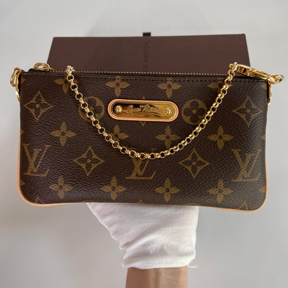 Louis Vuitton Milla MM Monogram Clutch