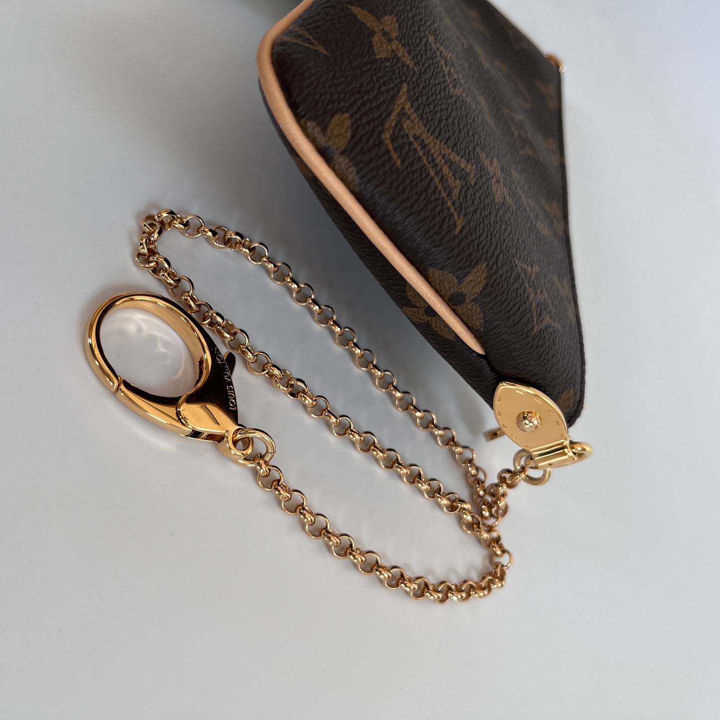 Louis Vuitton Milla MM Monogram Clutch