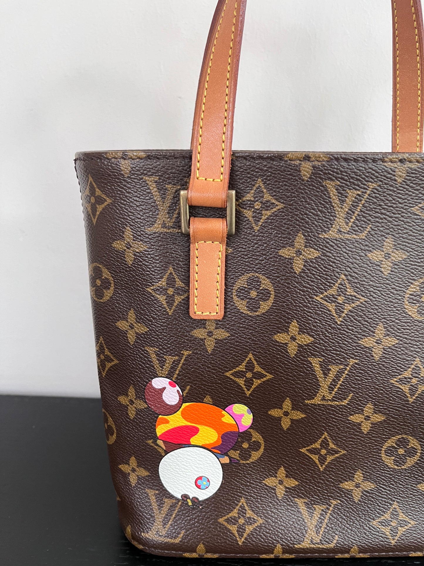 Louis Vuitton Takashi Murakami Vavin PM Panda Top Handle Bag