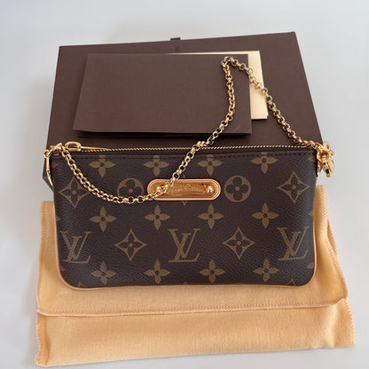 Louis Vuitton Milla MM Monogram Clutch
