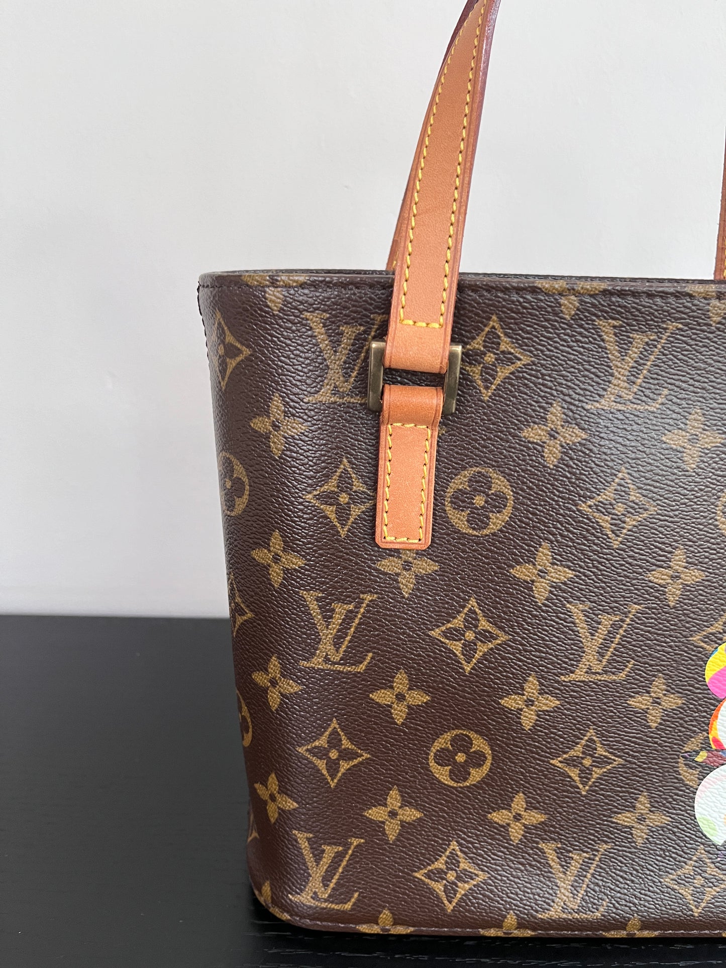 Louis Vuitton Takashi Murakami Vavin PM Panda Top Handle Bag