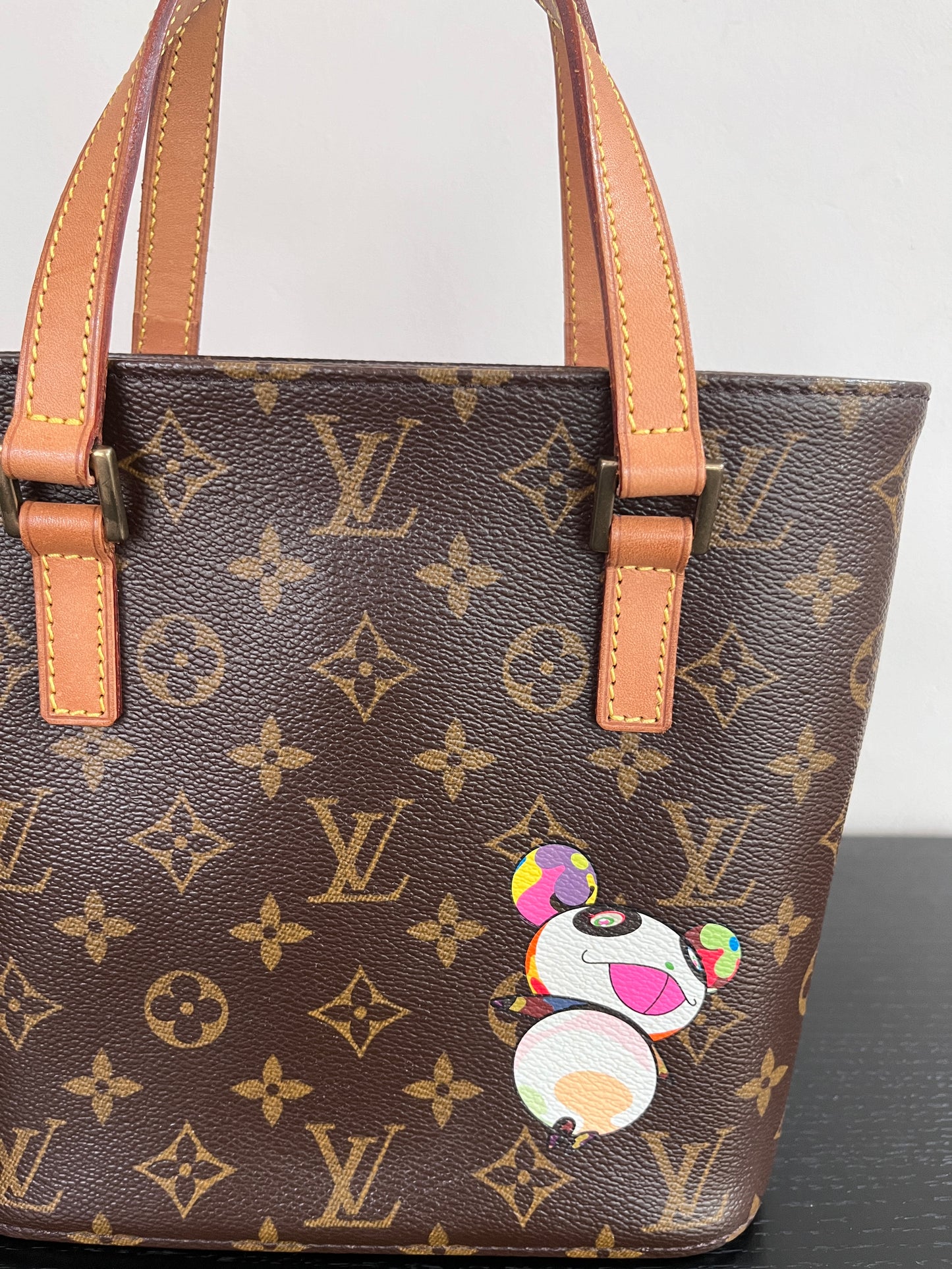 Louis Vuitton Takashi Murakami Vavin PM Panda Top Handle Bag