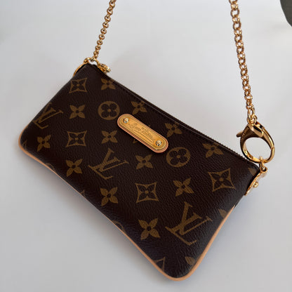 Louis Vuitton Milla MM Monogram Clutch