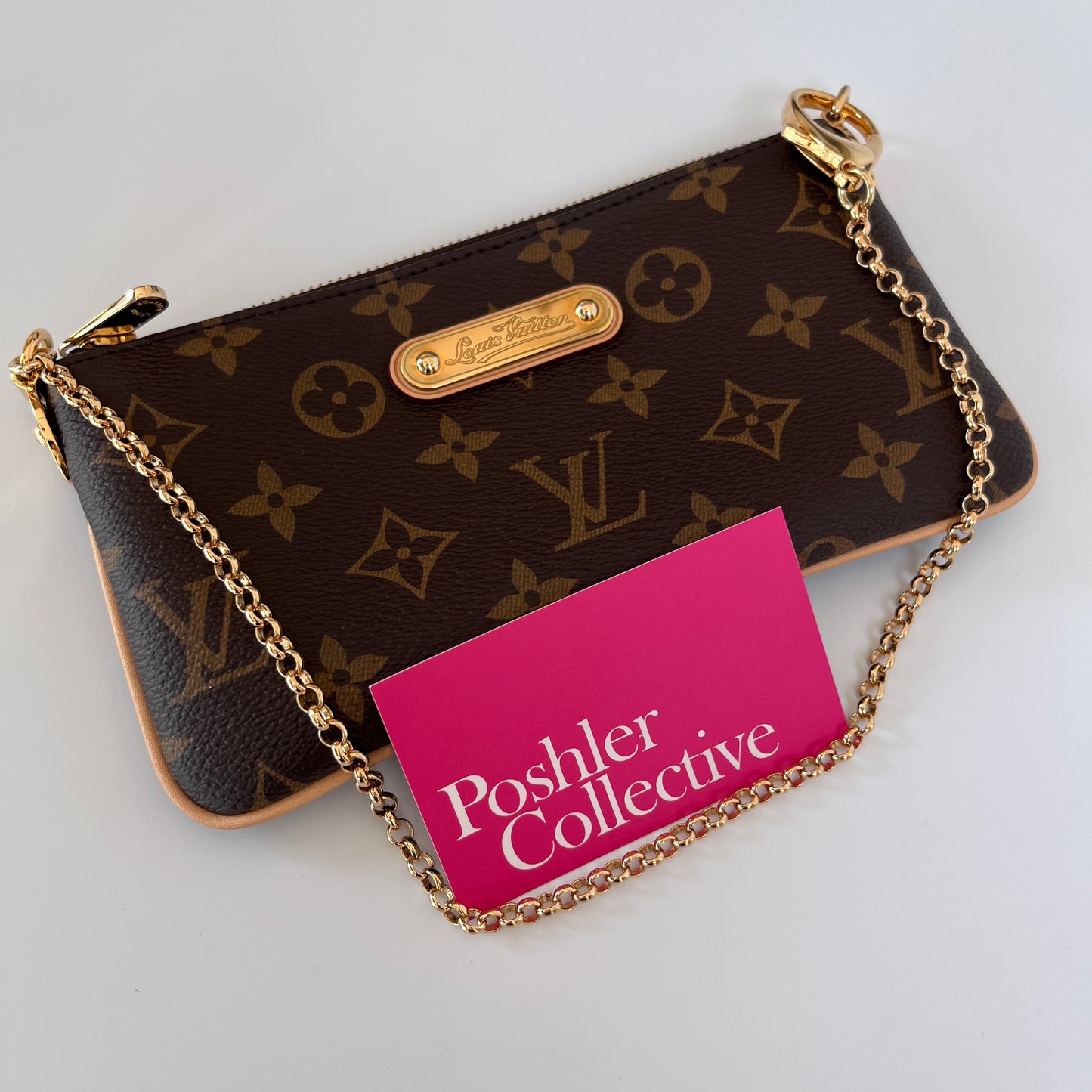 Louis Vuitton Milla MM Monogram Clutch